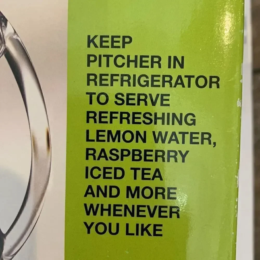 Prodyne Fruit Infusion Natural Flavor Pitcher Store Refrigerator Removable Rod